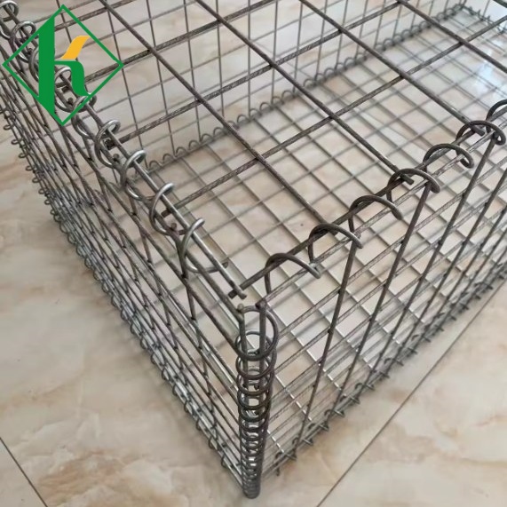 Galvanized Gabion China Wholesalers Welded Gabion Basket Wire Cages for Business Building Decoration