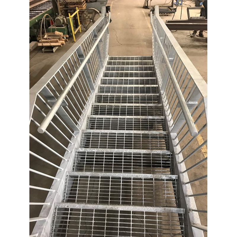 Dipped Galvanized Ladder Step Plate Steel Bar Grating